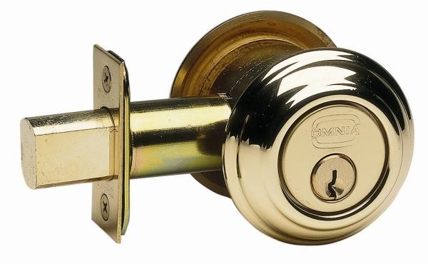Omnia D0806T Auxillery Deadbolt
