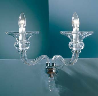 Preciosa Brilliant Collection 2 Light Wall Sconce