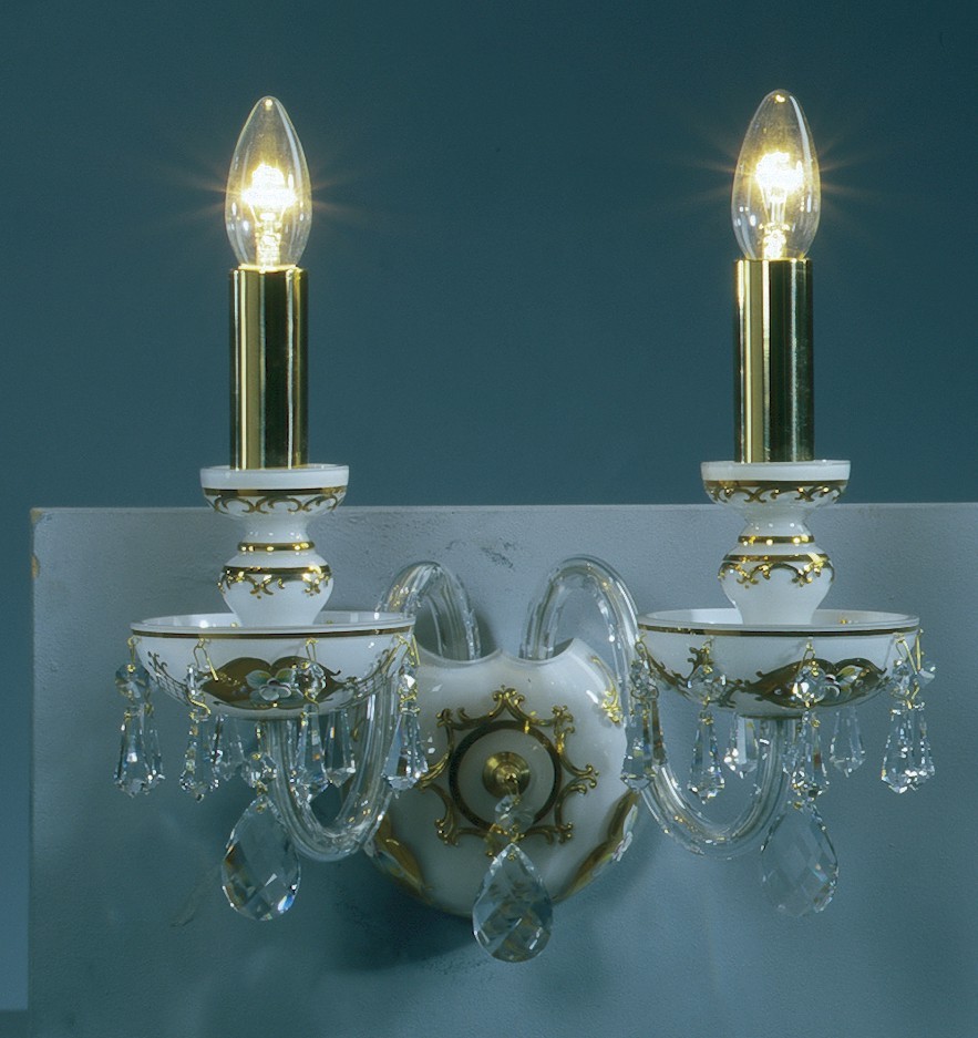 Preciosa Poeme Collection 2 Light Wall Sconce