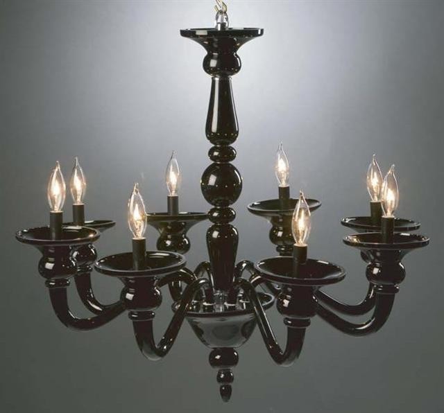 Preciosa Odetta Black 6 Light Chandelier