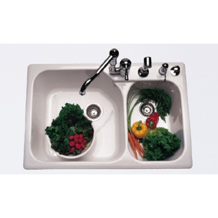 Rohl 6327 Allia 33" Fireclay Kitchen Sink