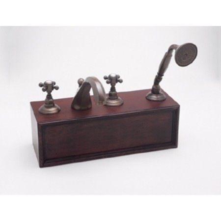 Rohl A1804LC Country 4-Hole Hex Spout Tub Filler