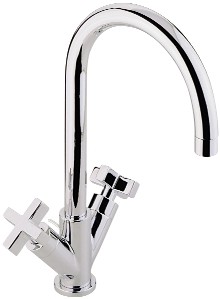 Rohl BA52X Single Hole Lav Faucet w/Cross Handles
