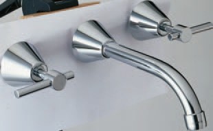 Rohl R2006 Wall Mount Spout Lav Set