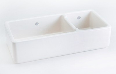 Rohl Shaws Original 40" Two-Bowl Apron Sink - RC4019