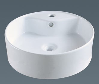 RonBow 18" Round Ceramic Vessel with overflow - CB3011