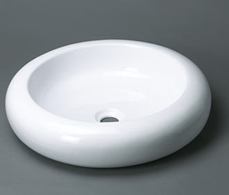 RonBow 20" Round Ceramic Vessel w/o overflow