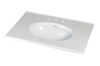 RonBow 25 x 22" Ceramic Top w/Sink - CB7025