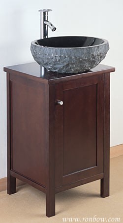 RonBow Mica CC1003 Dark cherry wood cabinet