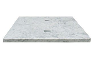 RonBow 24 7/16" Wide Carrara white stone counter