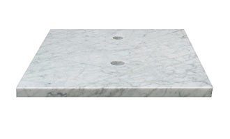 RonBow 26 3/8" Wide Carrara white stone counter