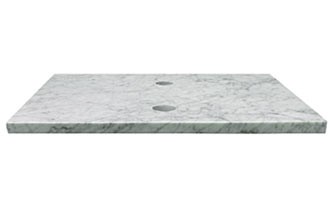 RonBow 36 x 13 Carrara white stone counter