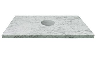 RonBow 36 5/8" Wide single hole stone counter