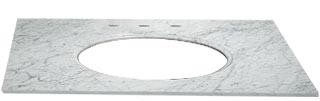 RonBow 37 x 22" White Counter for undermount sink