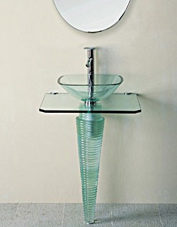 RonBow Poka-2 Crtstal stand w/ glass counter