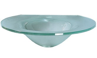 RonBow 3/4 circle glass counter w/ bowl