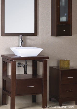 RonBow Rhea-2 Wood counter w/ stands & Drawer