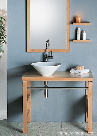 RonBow Nadene-2 Wood Counter and stand