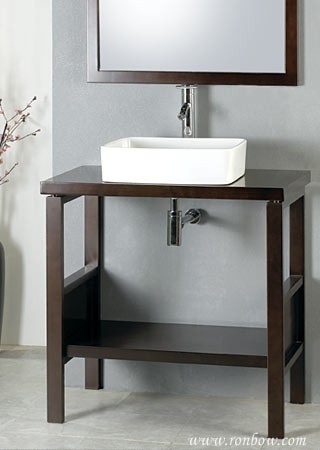 RonBow Irina-1 Wood counter w/ stand and shelf