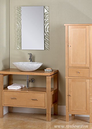 RonBow Irina-2 Wood counter w/ stands and drawer