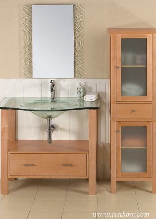 RonBow Serena-2 Maple wood stands & drawer