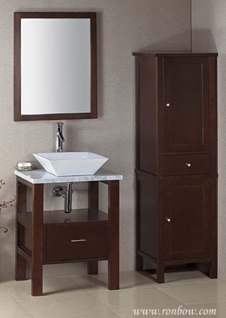 RonBow Regina-2 Cherry wood stands w/ drawer