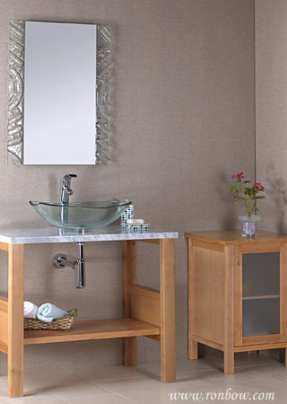 RonBow Isabella-1 Maple wood stands w/ shelf