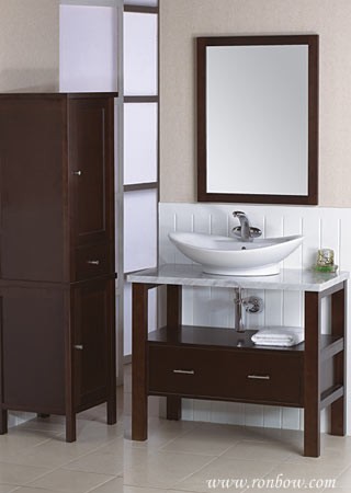 RonBow Isabella-2 Cherry wood stands w/ drawer