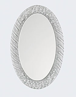RonBow oval mirror with designed border