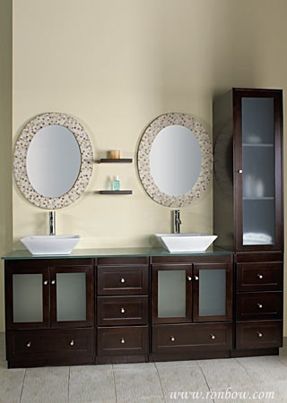 RonBow Shaker Double sink vanity set