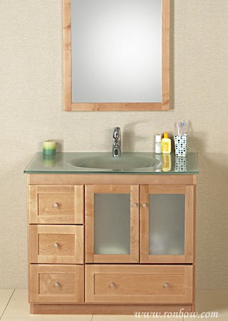 RonBow Shaker 37" Cabinet/frost doors 4 drawers