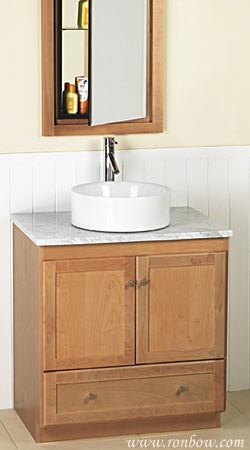 RonBow Shaker 31" Cabinet w/wood doors & drawer