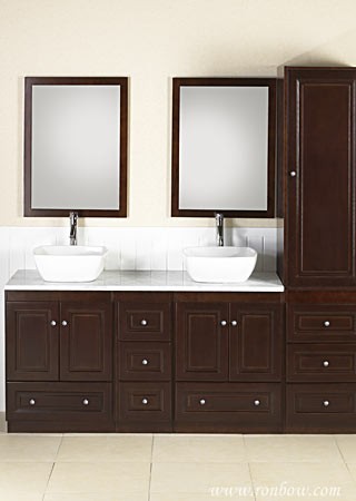 RonBow Estate 65" Cabinet w/drawer bank & sink