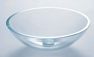 Ronbow 16 1/2" Tempered Crystal Glass Vessel - TP42-12L1