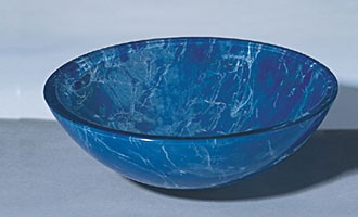 RonBow 16 1/2" Sky Blue Marble/White Veins Inside - TP42-D16