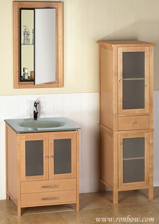 RonBow Juno Cabinet w/Frost Doors & 2 Drawer - VJU2421