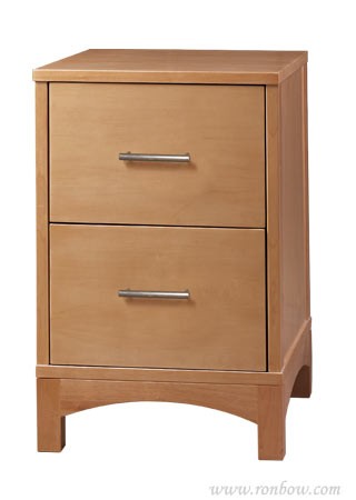 RonBow side cabinet with wood legs & 2 drawers