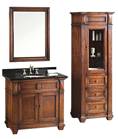 RonBow Torino 37" wood cabinet w/2 wood doors
