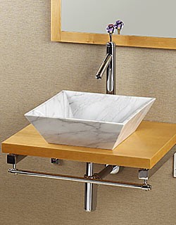 RonBow Lara-2 Maple wood counter w/ SS bracket