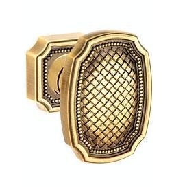 Von Morris Weave Knob w/ Small Weave Rose Single Dummy - 0729/57177