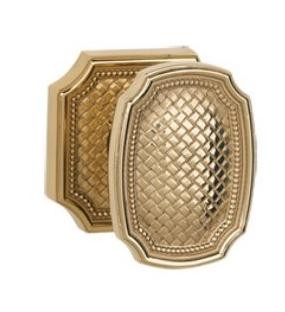 Von Morris Weave Knob w/ Large Weave Rose Single Dummy