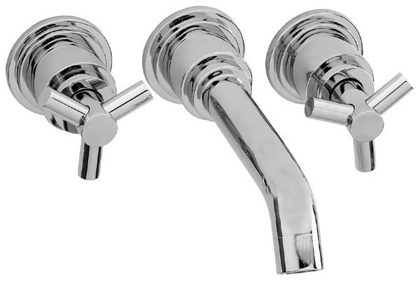 West Brass Azure Wall Mount Lavatory Faucet