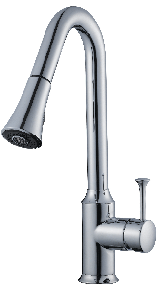 West Brass Pintah 15" Pull-down Kitchen Faucet