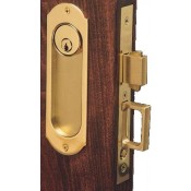 Accurate Pocket Door Lock w/Pull - 2002CPDL