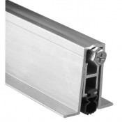 Pemko 411APKL Full Mortise Automatic Door Bottom with PemkoPrene Mill Aluminum