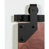 Leatherneck 0120-2523L Left Hand Cornered 417 Hanger for Flat Track - Unfinished