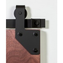 Leatherneck 0120-2523R Right Hand Cornered 417 Hanger for Flat Track Unfinished