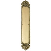 Brass Accents Fleur De Lis Push Plate A04-P3220