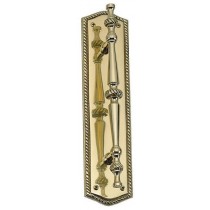 Brass Accents Trafalgar Pull with Plate A06-P0251