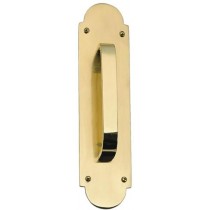 Brass Accents Palladian Pull w/Plate A07-P0241